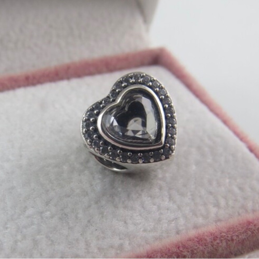Pandora Heart Charm Love Charm Sparkling Love Charm S925 Ale (L9)